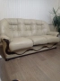 Дивани 3+2ка естествена кожа , снимка 1