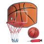 Баскетболен кош за стена, помпа и топка, метал, 60.5x45.5см