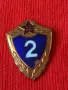 СТАР СОЦ РУСКИ НАГРЪДЕН ВОЕНЕН ЗНАК ЗНАЧКА МЕСИНГ с ЕМАЙЛ и ПОЗЛАТА СССР 45572, снимка 13