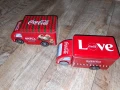 Coca Cola метални камиони 2 бр., снимка 1