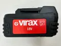 Virax 253507 зарядно и Virax батерии 18V 2.1Ah и 3.0Ah, снимка 8