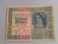 Банкнота - Австрия - 1000 крони | 1922г., снимка 1