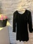 Черна рокля свободен модел , снимка 1 - Рокли - 44436652