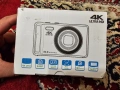 Цифров фотоапарат 4K 64MP 2.8-инчов екран автофокус, 1 батерия 1200 mAh карта 32GB 16X Зоом, снимка 1