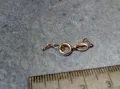 СТАРА СРЕБЪРНА ЗАКОПЧАЛКА За КОЛИЕ ВЕРИЖКА ГРИВНА СРЕБРО 925 ITALY КАРАБИНКА За СИНДЖИРЧЕ 49894, снимка 6