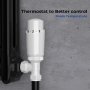 Термостатичен радиаторен вентил - Vancoco Modern TRV H62, 1/2" x 15 мм, снимка 6