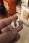 Ретро сребърни обеци естествен кехлибар на клипс , снимка 2