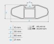 Алуминиеви греди багажник MENABO Leopard стандартен или плътен рейлинг, снимка 6