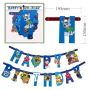 Happy Birthday ПЕС Патрул герои Paw Pes Patrol картонен надпис Банер парти гирлянд декор рожден ден