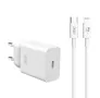 Зарядно/Адаптер 220V / XO-L126 PD 20W + PD Type-C - Lightning Кабел / Бял / Баркод : 456410, снимка 3