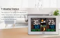Безжична метеорологична станция FanJu FJ3378 с функция аларма и температура/влажност/барометър/будил, снимка 12