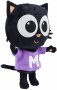 Плюшена играчка Черна котка Майло Milo сменяемо облекло на пожарникар, снимка 7