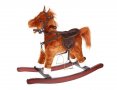 Детски Люлеещ се кон 65 см, кафяв, детско люлеещо конче, детска люлка, снимка 1