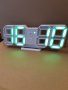 3D LED часовник с аларма, снимка 1 - Друга електроника - 35718613