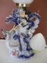 Лампа "Девойка свири на флейта" порцеланова, снимка 4