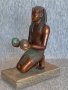 Бронзова статуетка на Тутмос IV, снимка 3