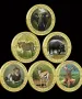 Монети с кутия и сертификат за 24К златно покритие , снимка 4