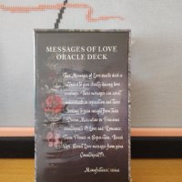 Големи любовни оракул карти Messages of Love Oracle Deck, 7х12cm,кутия, снимка 2 - Карти за игра - 42290428