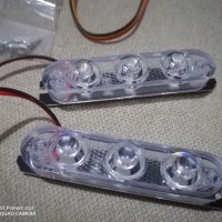 LED Синя и червена водоустойчиви полицейски светлини за кола автомобил джип пикап + ПОДАРЪК, снимка 5 - Аксесоари и консумативи - 33782040