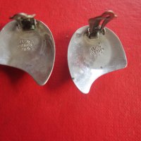Уникални сребърни обеци обици с оникс, снимка 5 - Обеци - 35764121
