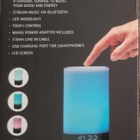 НОВ GOODMANS Sunrise Radio Alarm Bluetooth Speaker нощна лампа 6 цвята, снимка 1 - Bluetooth тонколони - 41968603