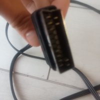 Аудио видео кабел Stereo Jack 3.5mm- 3xRCA 1 метър и преходник Scart, снимка 4 - Други - 38887422