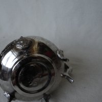 Посребрен чайник с маркировка, снимка 7 - Антикварни и старинни предмети - 41584172