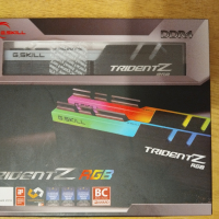 DDR4 32Gb G.Skill TRIDENT Z RGB F4-3600C17D-32GTZR, снимка 1 - RAM памет - 44657915