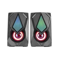 Speakers Тонколони за компютър, лаптоп и др. Xtrike Me SK-402 2 x 3W RGB Подсветка, снимка 3 - Слушалки и портативни колонки - 34383538