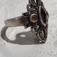 Vintage сребърен пръстен 925 , снимка 2 - Пръстени - 44200563