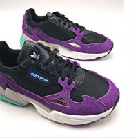 оригинални маратонки Adidas  Falcon Black Purple  номер 41-41,5, снимка 3 - Маратонки - 39989875