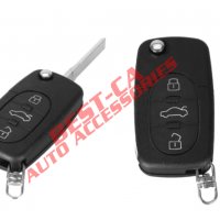 Кутийка ключ Ауди/Audi A2 A3 A4 A6 A8 TT CR2032 3 бутона, снимка 1 - Аксесоари и консумативи - 33860524