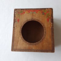 Дървена кутия за будилник/ настолен часовник, снимка 1 - Антикварни и старинни предмети - 42046698