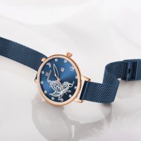 Дамски часовник NAVIFORCE Blue/Gold 5011 RGBE. , снимка 5 - Дамски - 34724557