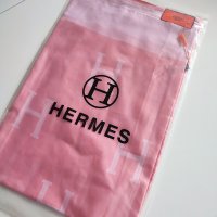 Розов шал Hermes за плаж, снимка 3 - Шалове - 41660293