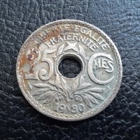 Стара монета 25 сантима 1930 г. Франция- топ !, снимка 2 - Нумизматика и бонистика - 42219582