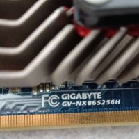 Видеокарта GigaByte GV-NX86S256H , снимка 3 - Видеокарти - 40972290