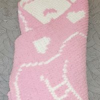 Ръчно плетени одеяла , снимка 16 - Спално бельо и завивки - 44470706