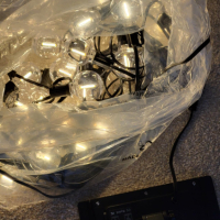 Yuucio LED соларни стрингови лампи, 15 м G40, с 25+1 нечупливи крушки, снимка 9 - Соларни лампи - 44572439