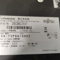 Лаптоп Fujitsu Lifebook S761, снимка 4 - Части за лаптопи - 41806613