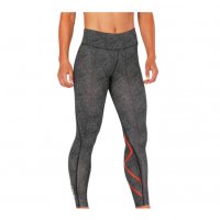 2XU Mid-Rise Print Compression Women's Tights UPF50+ sun protection, снимка 12 - Клинове - 33898551