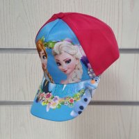Нова детска шапка с козирка с Елза и Анна - FROZEN (Замръзналото кралство), снимка 2 - Шапки, шалове и ръкавици - 41812319