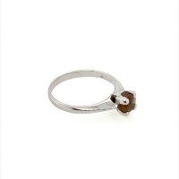 Златен дамски пръстен 2,10гр. размер:51 14кр. проба:585 модел:22365-1, снимка 3 - Пръстени - 44376140