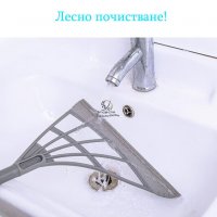 СИЛИКОНОВА МЕТЛА ЗА СУХО И МОКРО ПОЧИСТВАНЕ MULTIFUNCTION SCRAPPING BROOM, снимка 2 - Мопове, кофи, четки и метли - 35947096