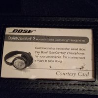 Слушалки Bose QuietComfort 2, снимка 4 - Слушалки и портативни колонки - 41224852