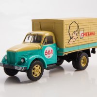 ГАЗ 51А 1955 - мащаб 1:43 на Наши Грузовики моделът е нов в кутия, снимка 3 - Колекции - 40516655