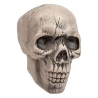 Декоративен череп, Пластмасов, 9 см, снимка 1 - Декорация за дома - 42367933