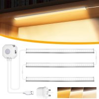 Кухненски LED светлини със сензори за движение 30см ултра тънки лампи , снимка 1 - Лед осветление - 41590603