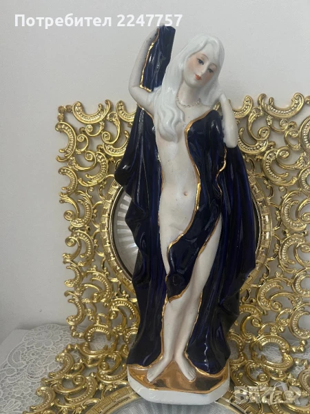 Ръчно изработена порцеланова фигурка Korona Design – 36 см, снимка 1