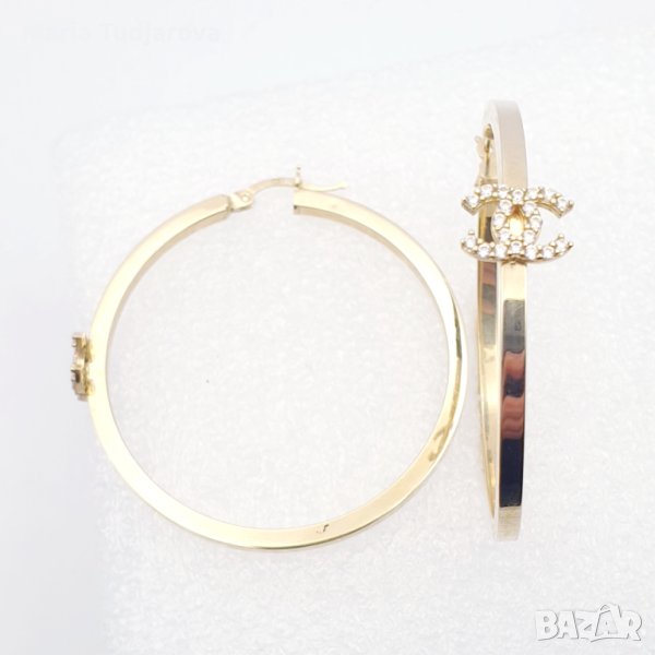 Дамски златни обеци , снимка 1